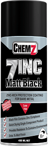 Chemz Zinc Matt Black MPI C23