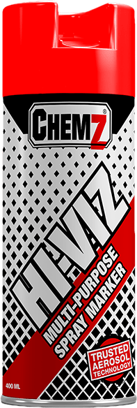 Chemz Marker Spray Hi-Viz Upside Down Red