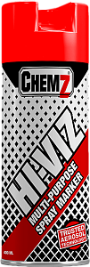 Chemz Marker Spray Hi-Viz Upside Down Red